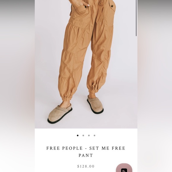 Free People Movement Set Me Free Cargo Pants XS Like NEW! - Picture 2 of 8